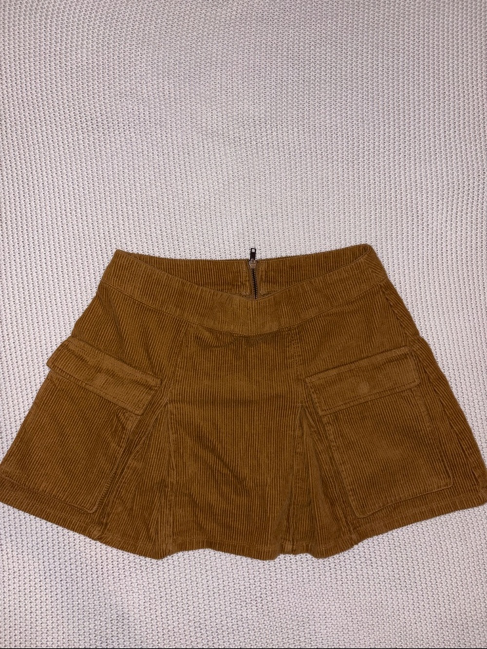 wild fable Caramel Corduroy Mini Skirt